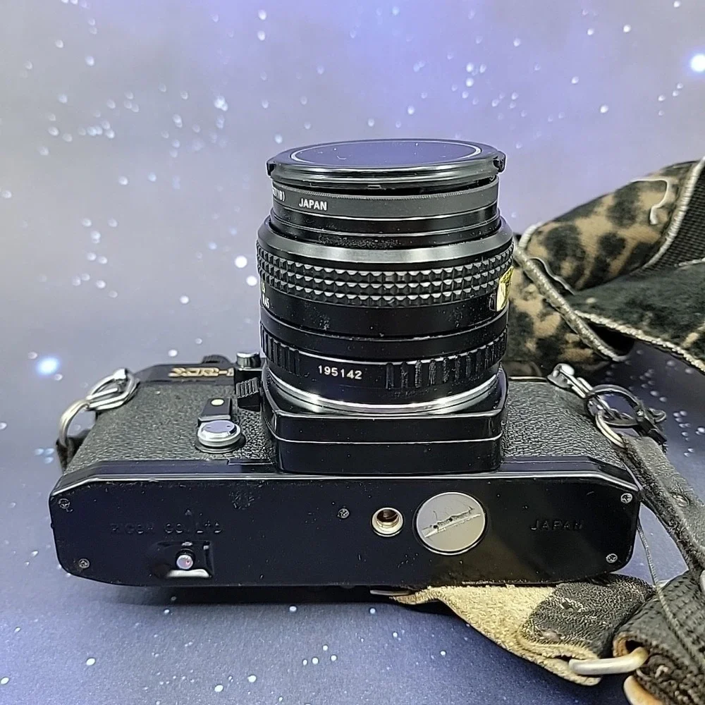 Ricoh XR-2 35mm Film Camera w/ 50mm W/ Additional Lens Untested As-Is